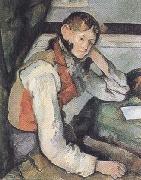 Paul Cezanne, The Boy in a Red Waistcoat (mk35)